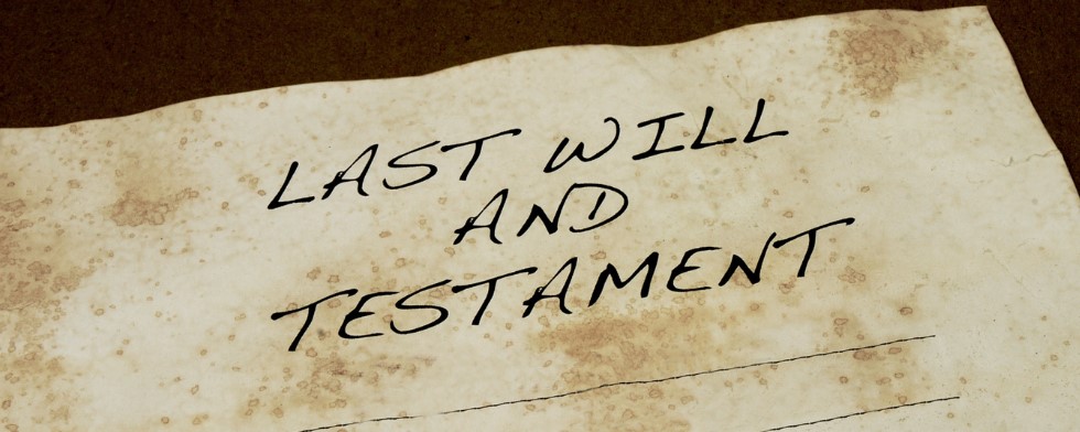 Last Will and testament document